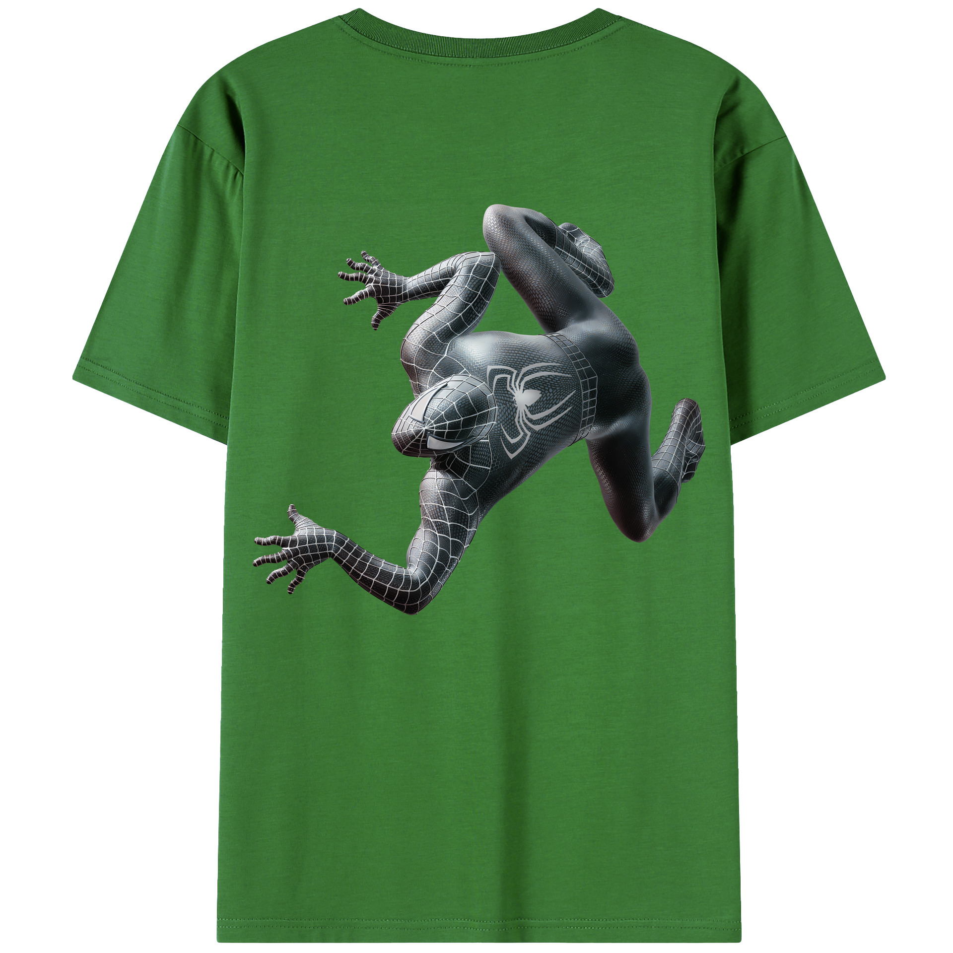 Spider Man スパイダーマン レディース半袖Tシャツ(バックプリント)